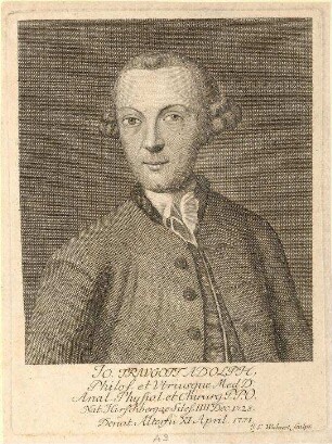 Dr. med. Jo. Traugott Adolph;. geb. 04.12.1728 in Hirschberg (Schlesien); gest. 11.04.1771 in Altdorf