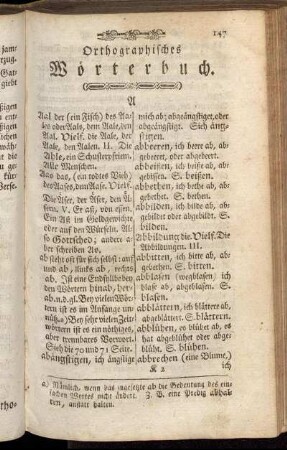Orthographisches Wörterbuch.