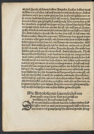 Wie Andolosia mit seinem seckel von Famagusta weg schied.