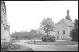 Rumburg. Kirchplatz