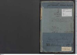 Organisation und Verwaltung der vereinigten Bibliothek der Bauakademie und der Technischen Baudeputation, Bd. 1