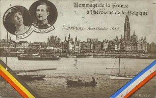 Hommage de la France l'héroisme de la Belgique