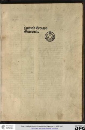 Historia Troiana Guidonis.