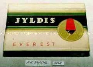 Pappschachtel für 25 Zigaretten "JYLDIS EVEREST"