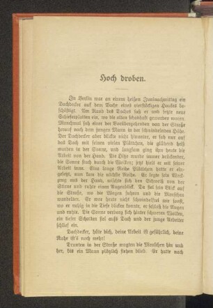 Hoch droben.