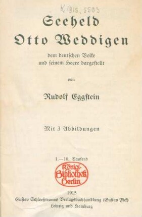 Seeheld Otto Weddigen