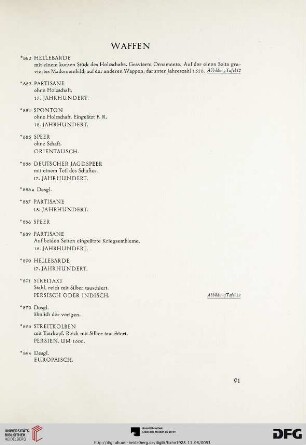 Waffen (Nr. 882-990a)