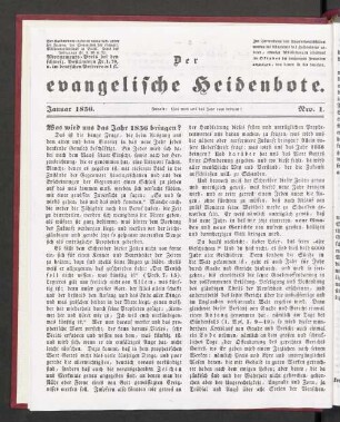 Januar 1856. Nro. 1