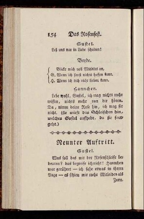 Neunter Auftritt. - Siebenzehnter Auftritt.