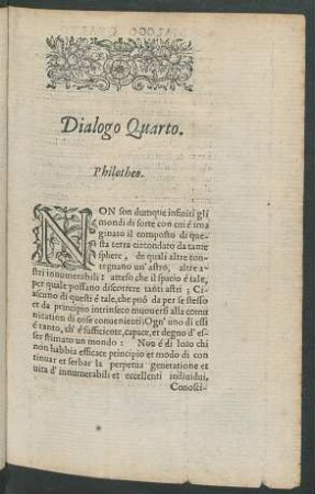 Dialogo Quarto.