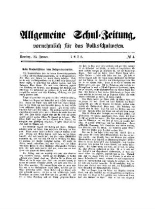 Ueber Aeußerlichkeiten beim Religionsunterrichte