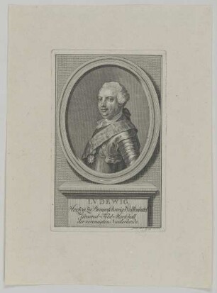 Bildnis des Lvdewig, Herzog zu Braunschweig-Wolffenbüttel