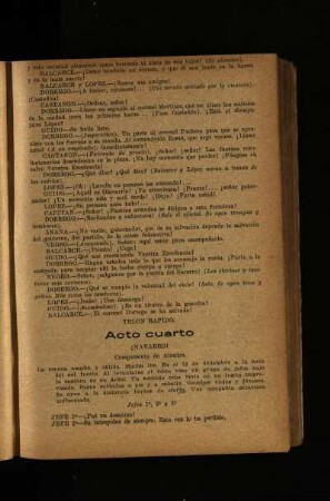 Acto cuarto - ¡Navarro!