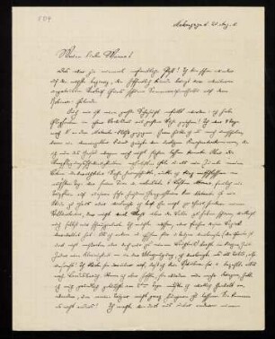 Brief an Mama, 20.08.1911, Makangaga