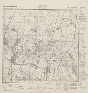 5575 (alte Nr.: 3254) Bergstadt, Topographische Karte 1:25000 (4cm - Karte)