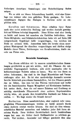 Botanische Sammlungen.