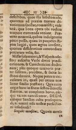 15-18, Missae solemniori, & Vesperis adesto; ausculta ...
