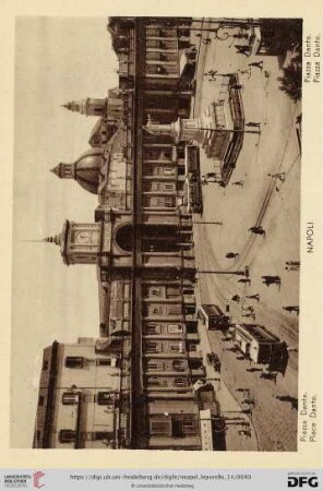 Napoli – Piazza Dante. – Place Dante. – Piazza Dante. – Piazza Dante.