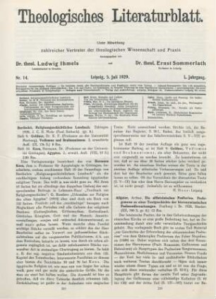 209-210 [Rezension] Religionsgeschichtliches Lesebuch ; Heft 9 ; Heft 10