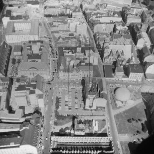 Innenstadt von Leipzig : Blickrichtung Norden