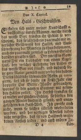 Das X. Capitel. Von Hals-Geschwulsten