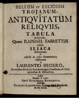 Bellum Et Excidium Troianum