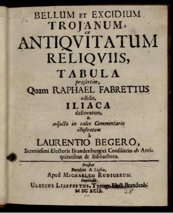 Bellum Et Excidium Troianum