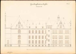 Amtsgericht, Krefeld: Rückansicht