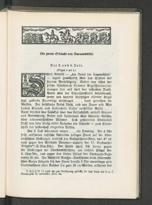 Die zweite Schlacht von Baranowitschi.