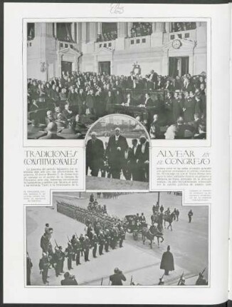 Tradiciones constitucionales - Alvear en el Congreso