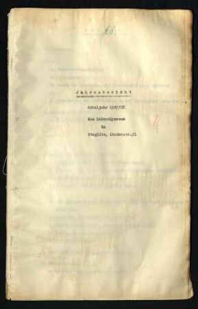 1927/28: Jahresbericht Schuljahr ... - 1927/28