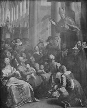 Retabel des heiligen Eligius — Der predigende Eligius