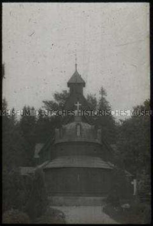 Die Stabkirche Wang in Brückenberg im Riesengebirge