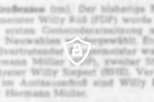 Bürgermeisterwahl