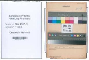 Entnazifizierung Heinrich Oestreich , geb. 12.04.1905 (Automeister)