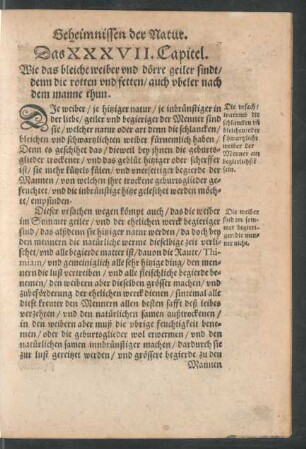 Das XXXVII. Capitel.