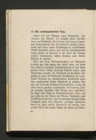 11. Ein verhängnisvoller Tag