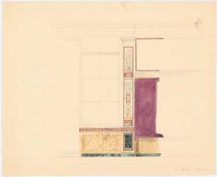 Neues Museum auf der Museumsinsel, Berlin Wand- und Deckenmalereien: Wandmalerei (Roth fec.), Bacchussaal