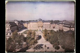 Bruchsal Schloss Gesamtansicht (Farbaufnahme)