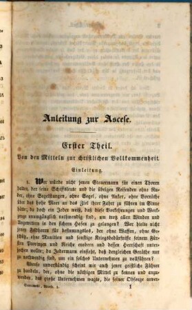 Anleitung zur Ascese : aus dem Italienischen, 1