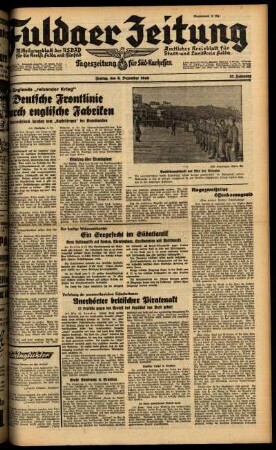 Ausgabe vom Freitag, den 06. Dezember 1940.
