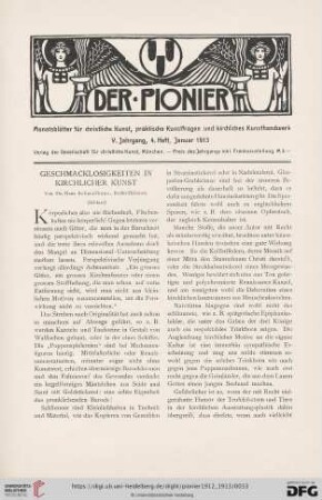 4. Heft, Januar 1913