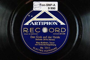 Das Grab auf der Heide : Ballade / (Wilh. Heiser)