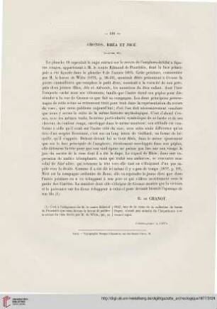 3: Cronos, Rhéa et Nicé