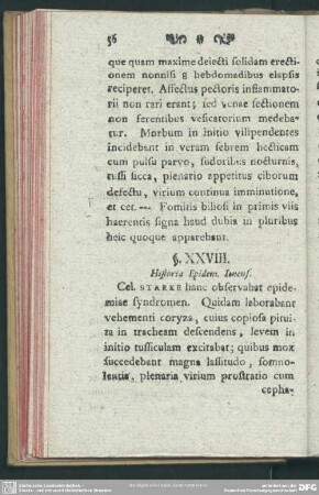 §. XXVIII. Historia Epidem. Ienens.