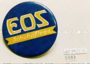 Taschenspiegel mit Werbeaufdruck "EOS Schuhpflege"