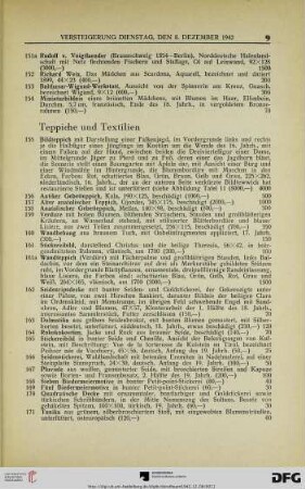 Teppiche und Textilien (Nr. 155-176)