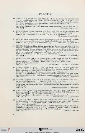 Plastik (Nr. 40-55)