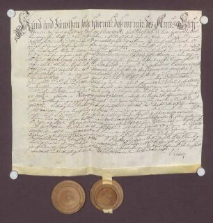 Hans Georg Kautz verkauft der Kirchenschaffnei Bischofsheim benannte Güter zu Helmlingen um 79 fl.