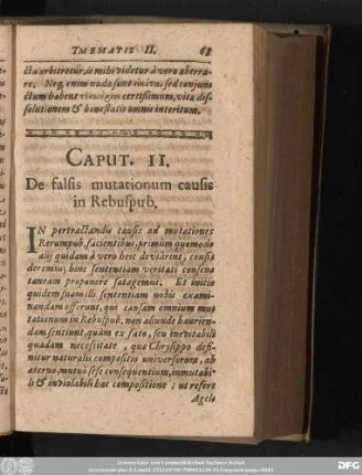 Caput. II. De falsis mutationum causis in Rebuspub.